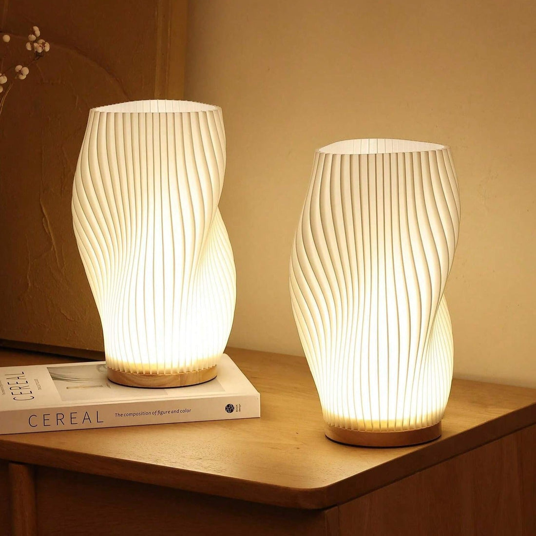 Serene Wireless Wavecrest Dimmable Lamp