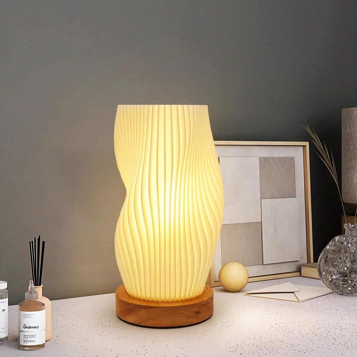 Serene Wireless Wavecrest Dimmable Lamp