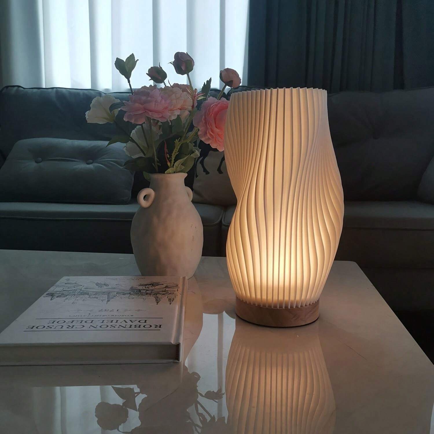 Serene Wireless Wavecrest Dimbare Lamp