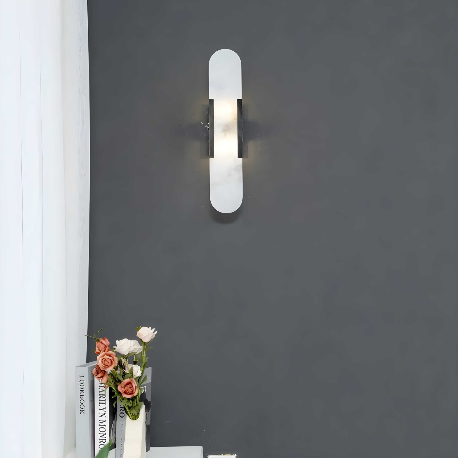 Nordic Alabaster Natural Wall Lamp