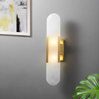 Noordse Alabaster Natuurlijke Wandlamp