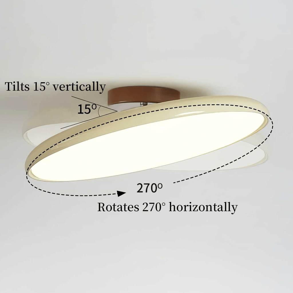 Zayn French Cream Style Acrylic Shade Ceiling Light