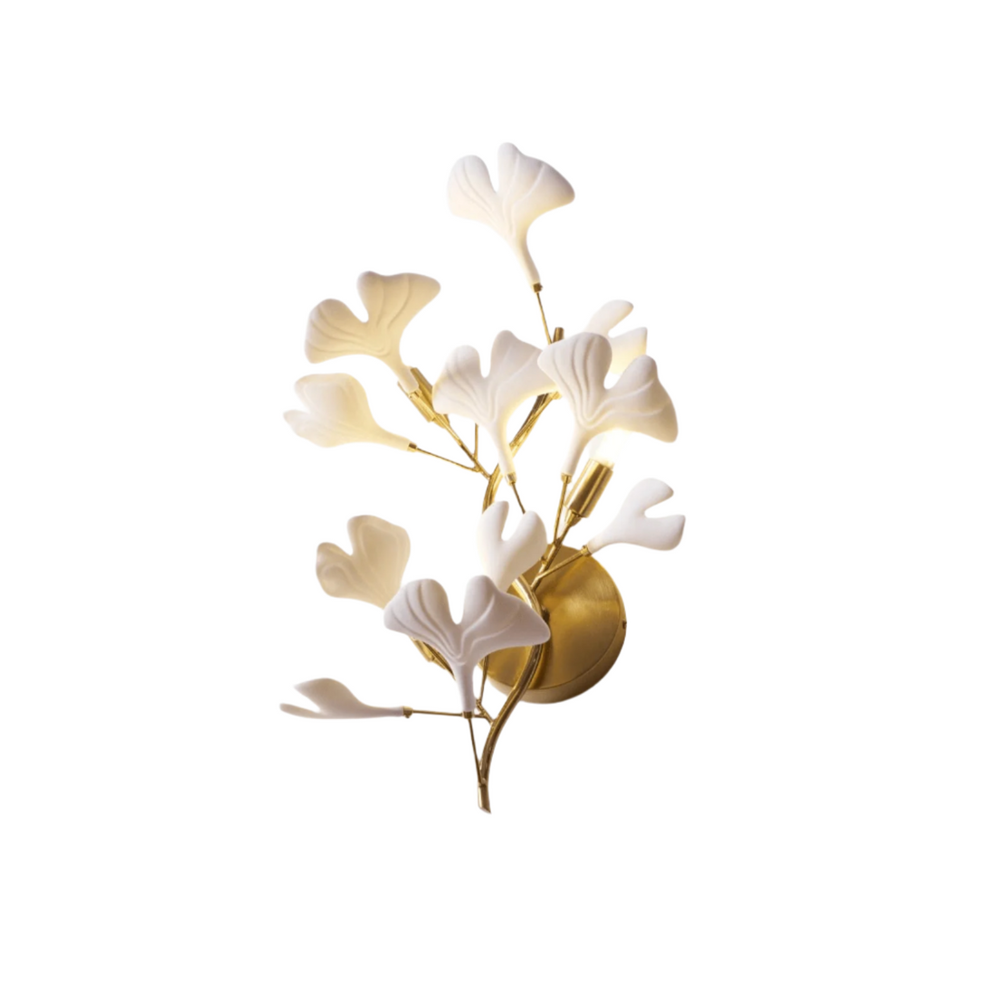 Ginkgo Valley Ceramic Wall Light