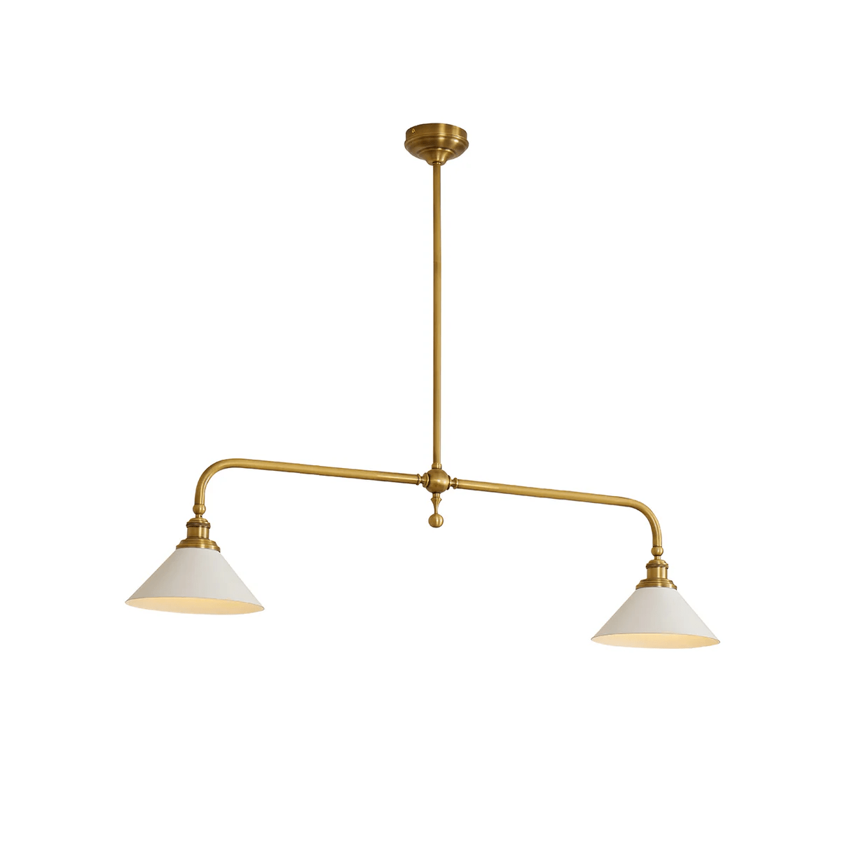 Alaric Linear Brass Modern Pendant Light