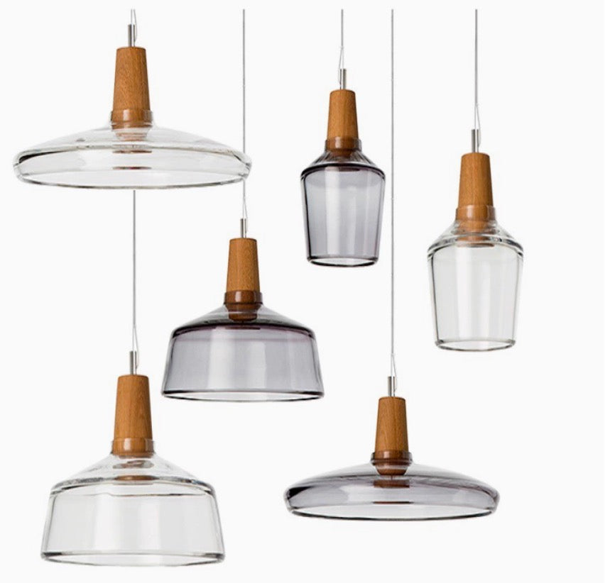 Modernes Loft Industriell Nordische Glas Pendelleuchte