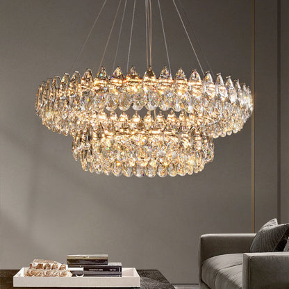 Nordic Crystal Pendant Chandelier