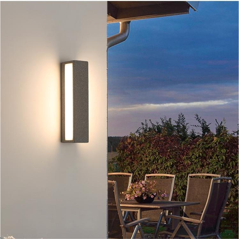 Lampada da esterno Premium Edge LED per giardini e corridoi, impermeabile IP65