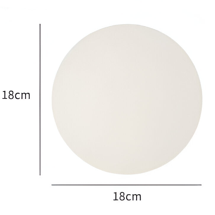 Minimalist Dioscuri Round Glass Wall Lamp