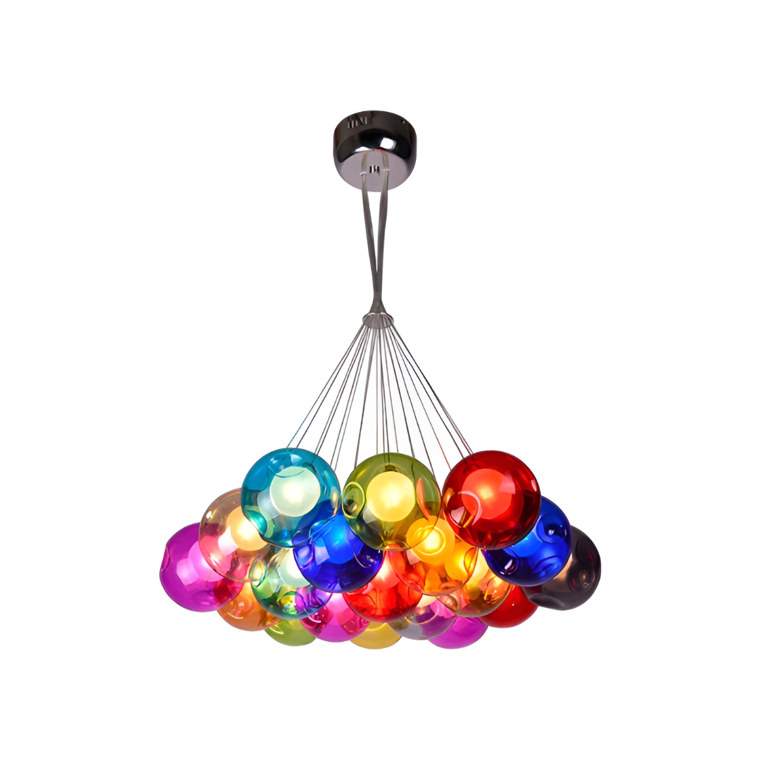 Elaris Aurora Nordic Iron Bubble Glass Ball Chandelier