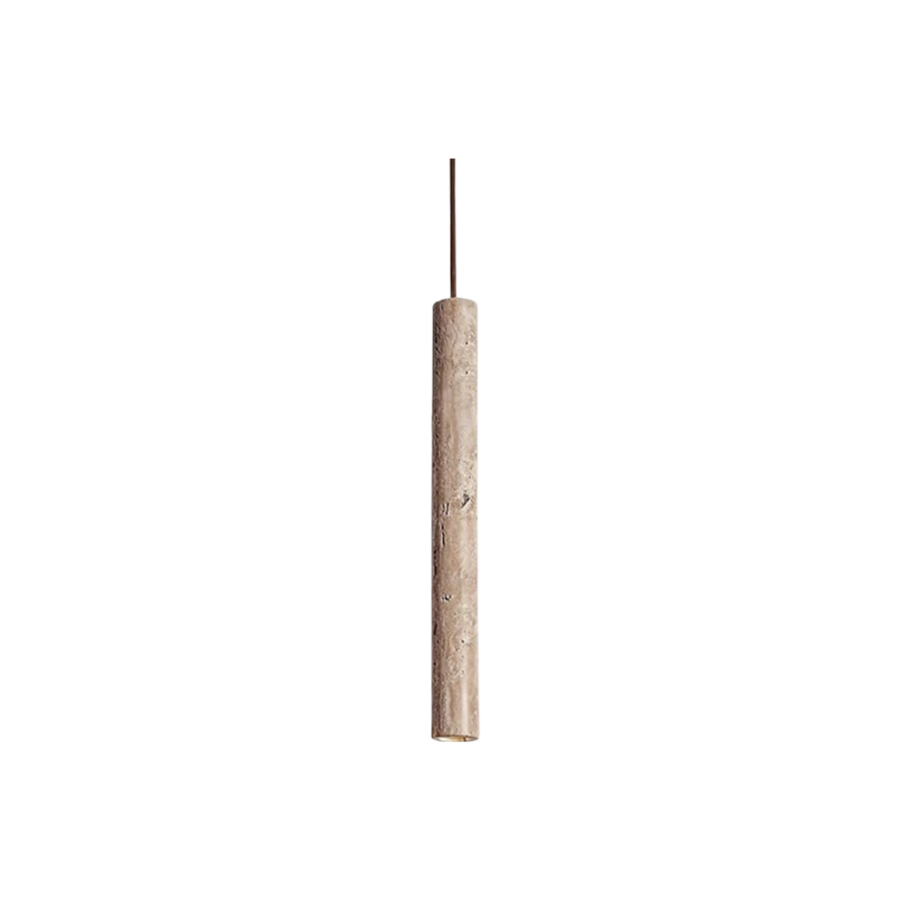 The Marbled Travertine Tube Light