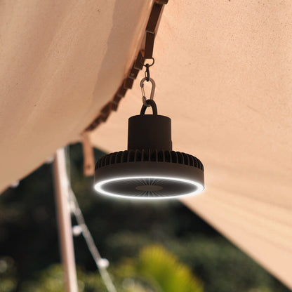 Portable Standing Multi-Function Camping Fan Light