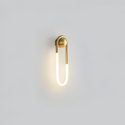 Lampada da parete a forma di U in stile nordico minimalista