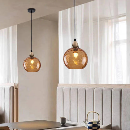 Modern LED Nordic Ceiling Glass Ball Pendant Lamp