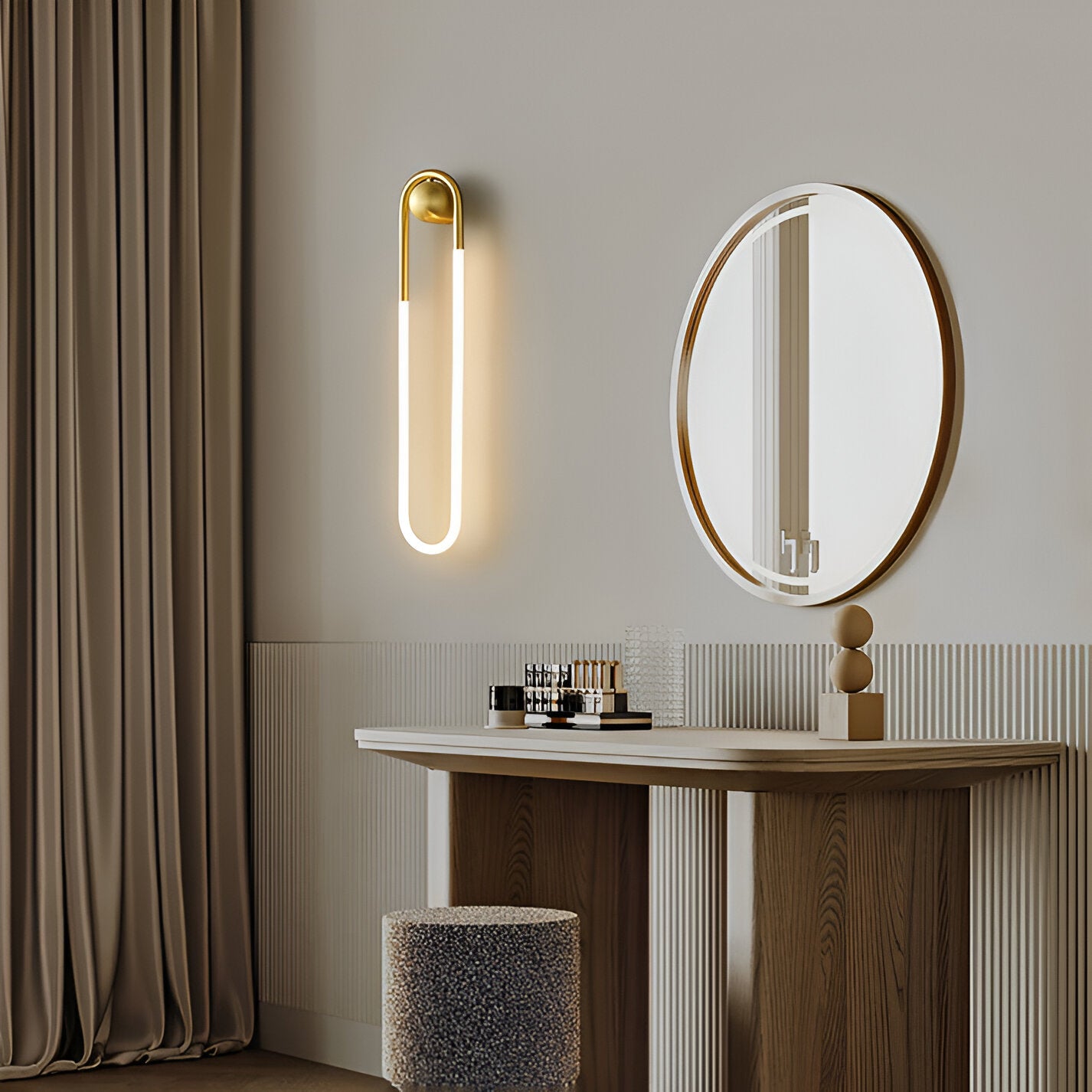 Nordic Minimalist U-Shaped Wall Lamp