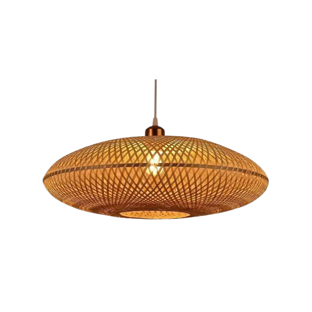 Treasure of the Dawn Bamboo Rattan Pendant Light