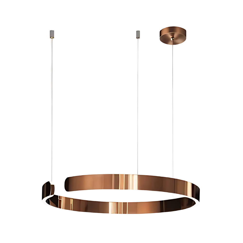Circular Style Nordic Fused Aluminum Pendant Light