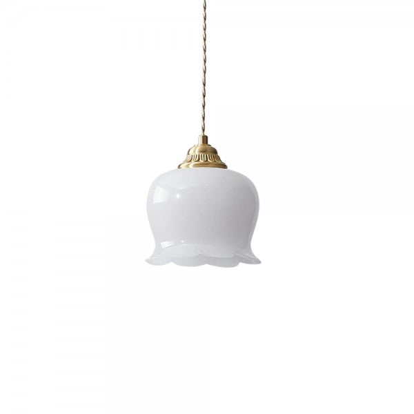 Retro-Creme-Lilie des Tals Blumenlampe