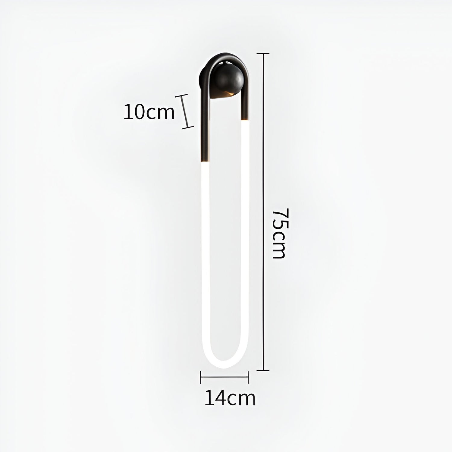 Nordic Minimalist U-förmige Wandlampe