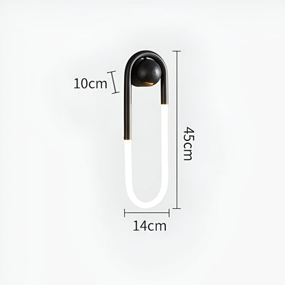 Nordic Minimalist U-förmige Wandlampe