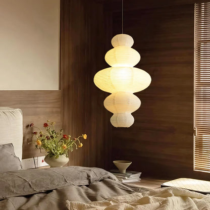 Meiji Rice Paper Japandi Pendant Light