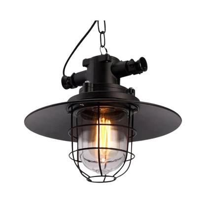 Brilliant Aluminum Industrial Ceiling Lamp