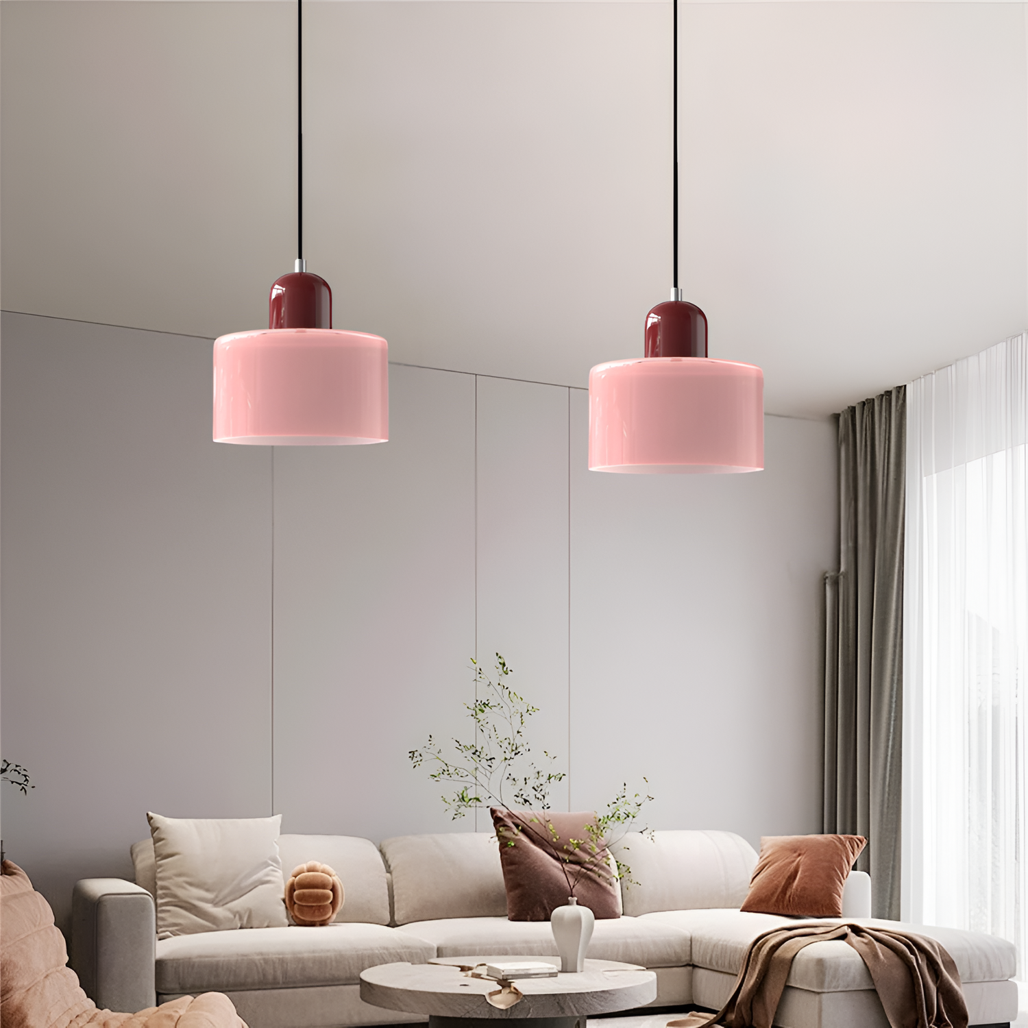 Nordic Glass Shade Pendant Light