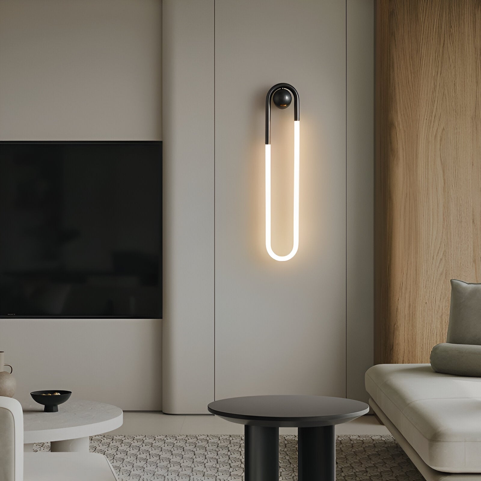 Nordic Minimalist U-förmige Wandlampe