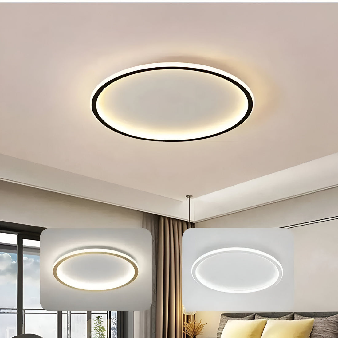 Lampada da soffitto ultra sottile moderna