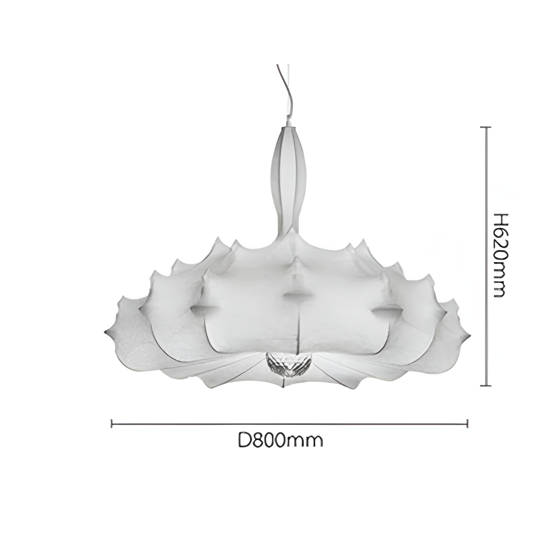 Nordic Cocoon LED Silk Pendant Light