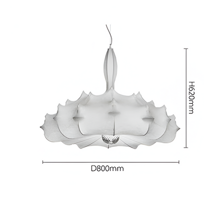 Nordic Cocoon LED Silk Pendant Light