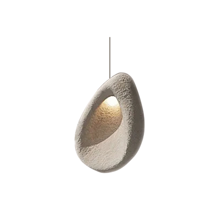 La Radiance du Silence - Lampe Pendante en Pierre