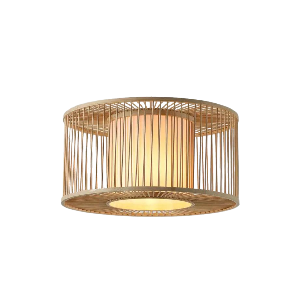 Night Butterfly Bamboo Pendant Light