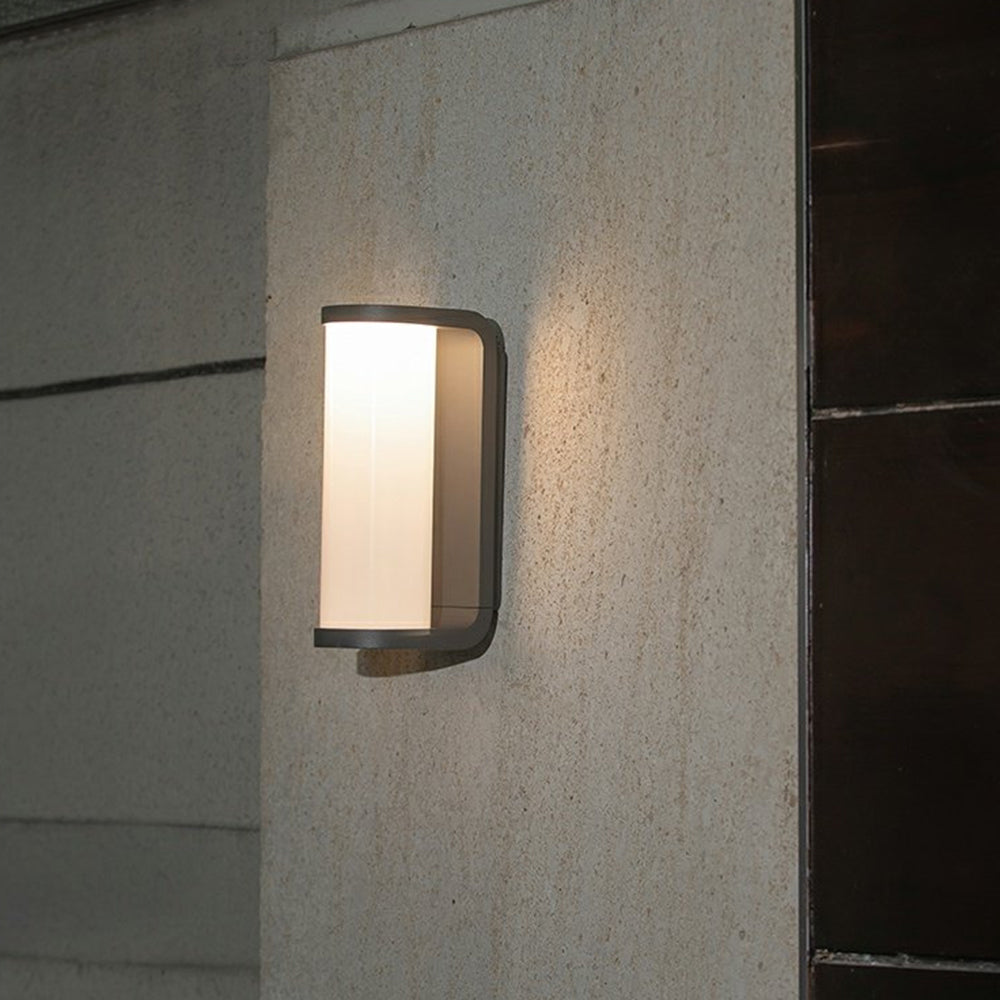 Lampe murale extérieure en métal cylindrique moderne étanche IP65