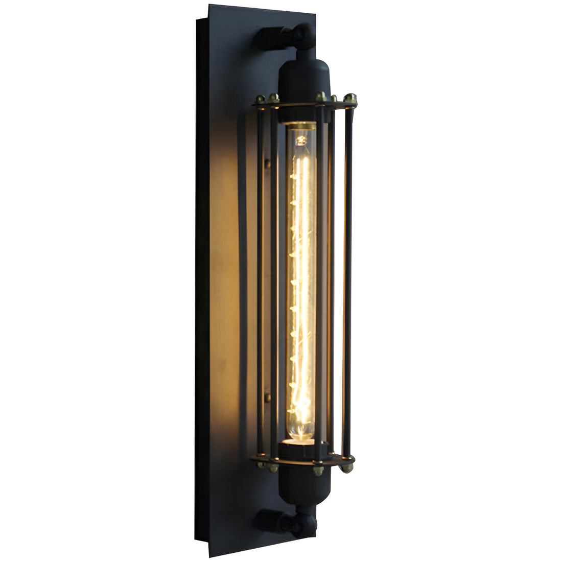 Retro Industrial Edison Long Flute Wall Light