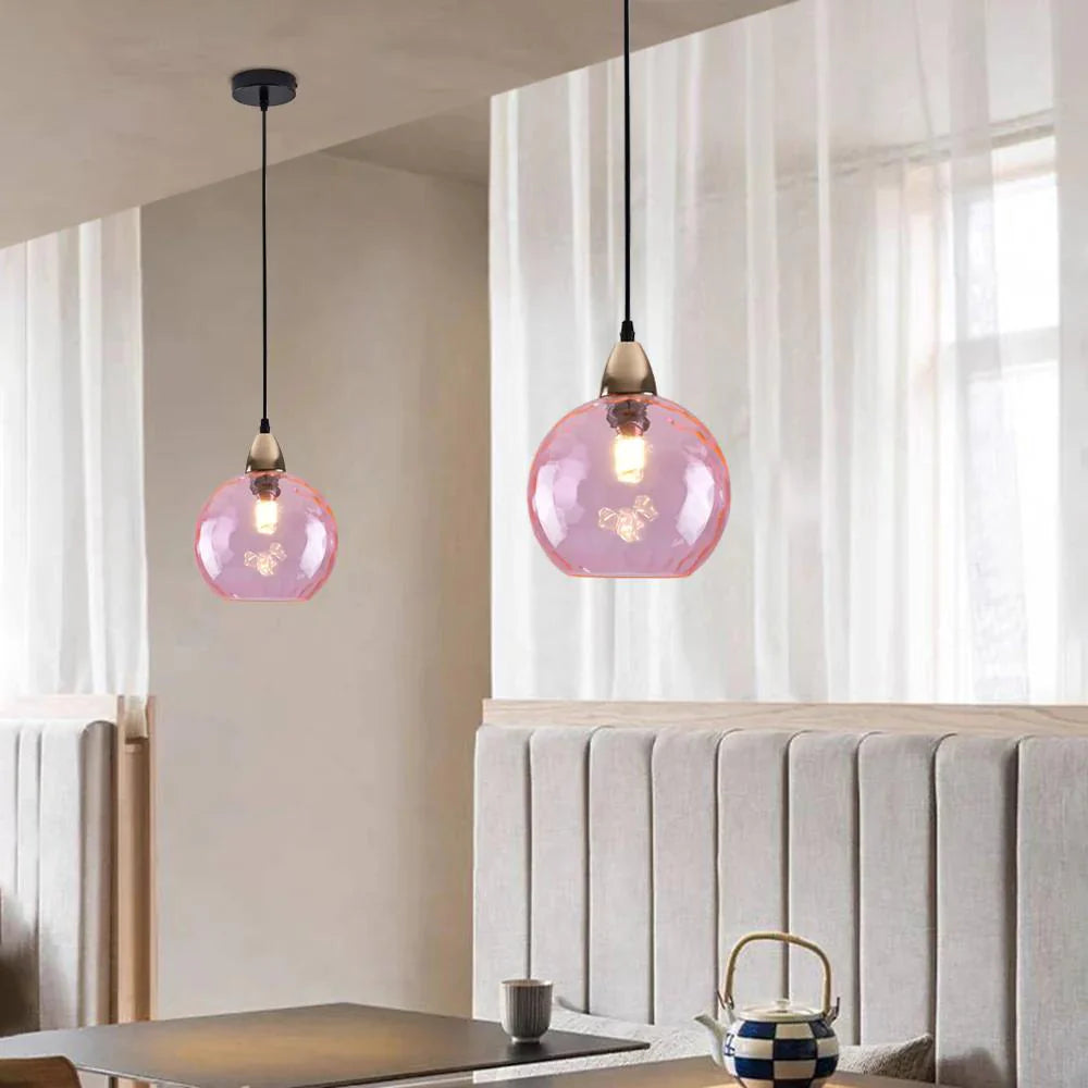 Modern LED Nordic Ceiling Glass Ball Pendant Lamp