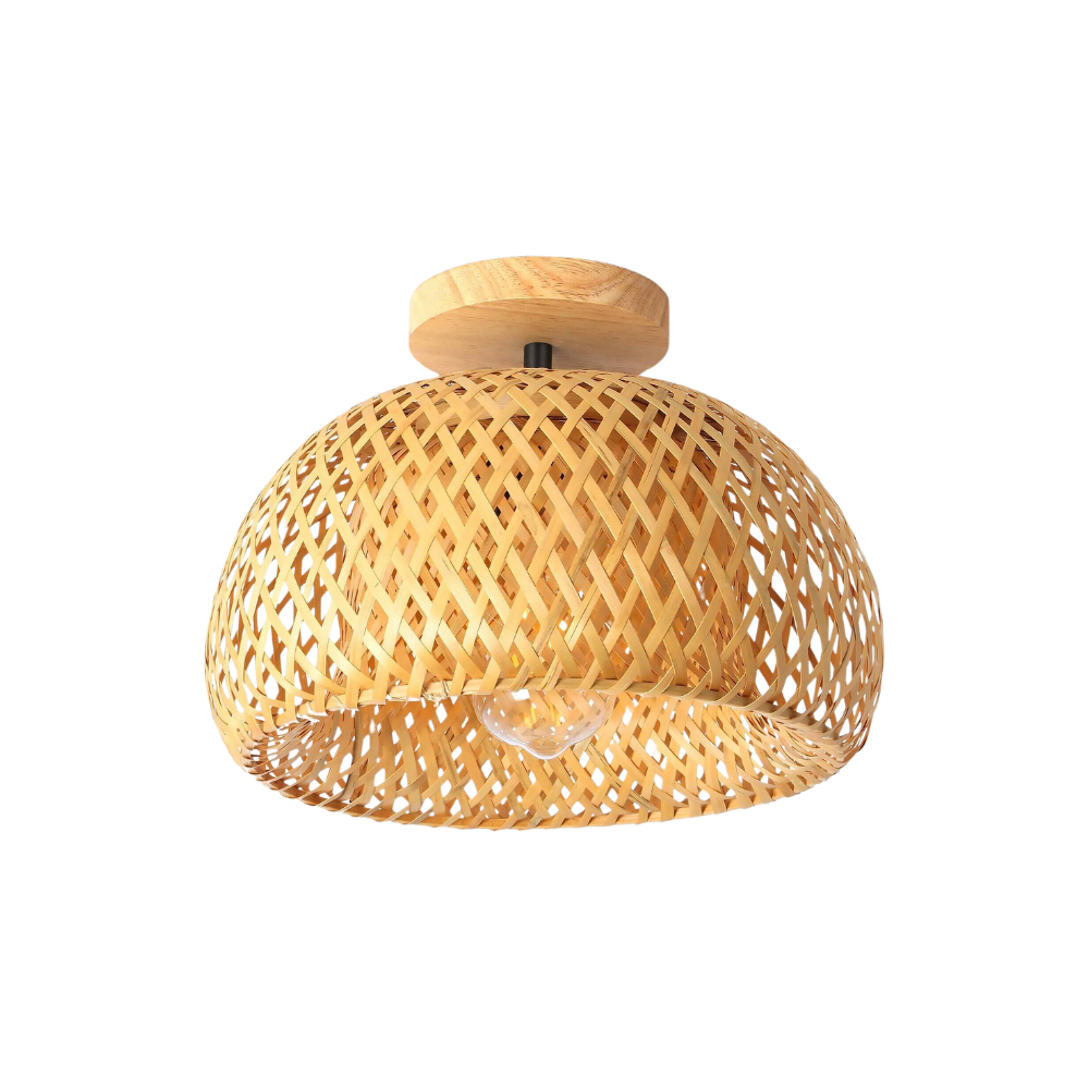 The Luminous Refuge Bamboo Ceiling Light