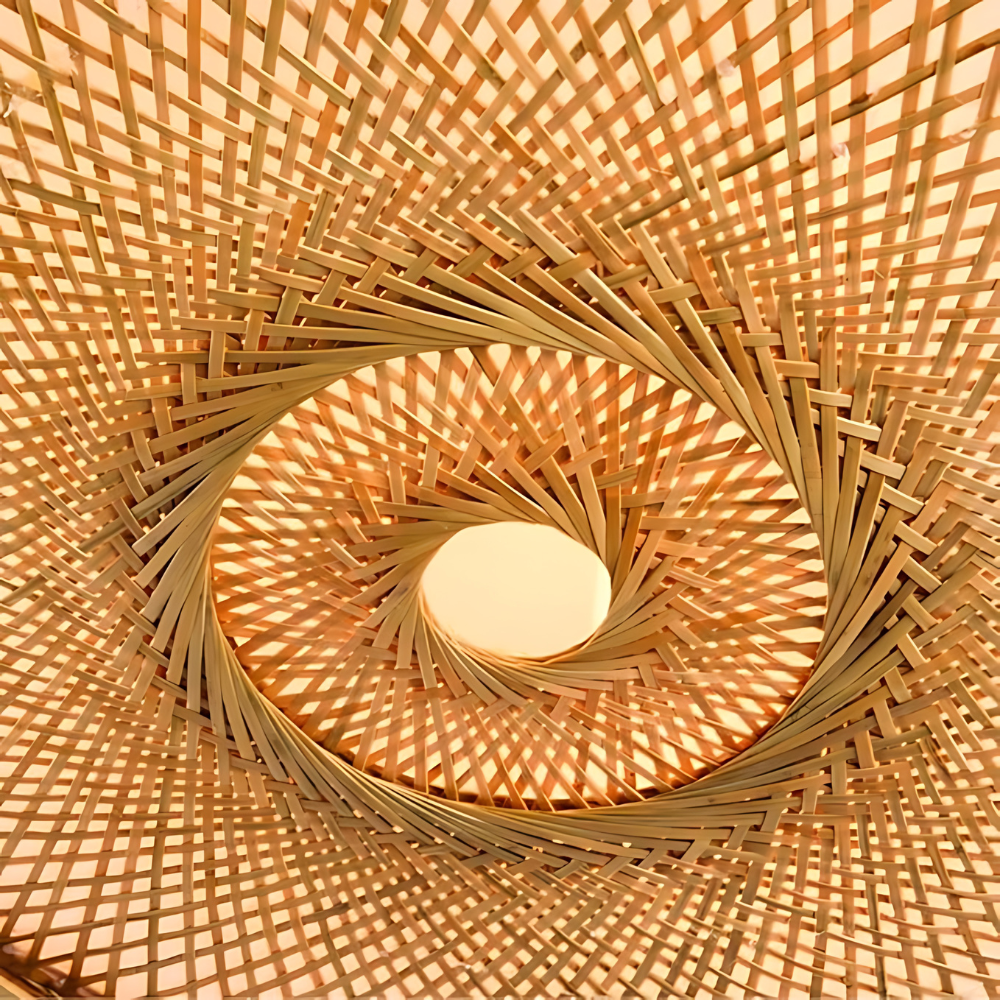 Serenity Bamboo Boho Pendant Lamp