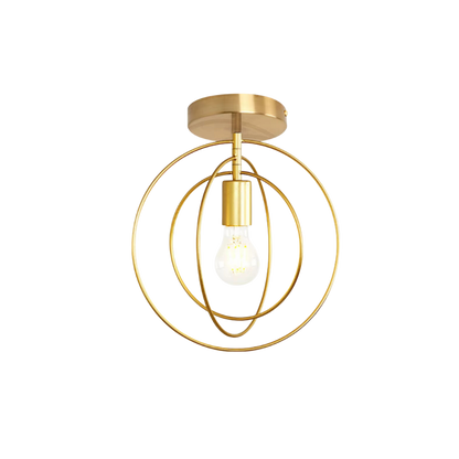 Goldene Ring Deckenlampe