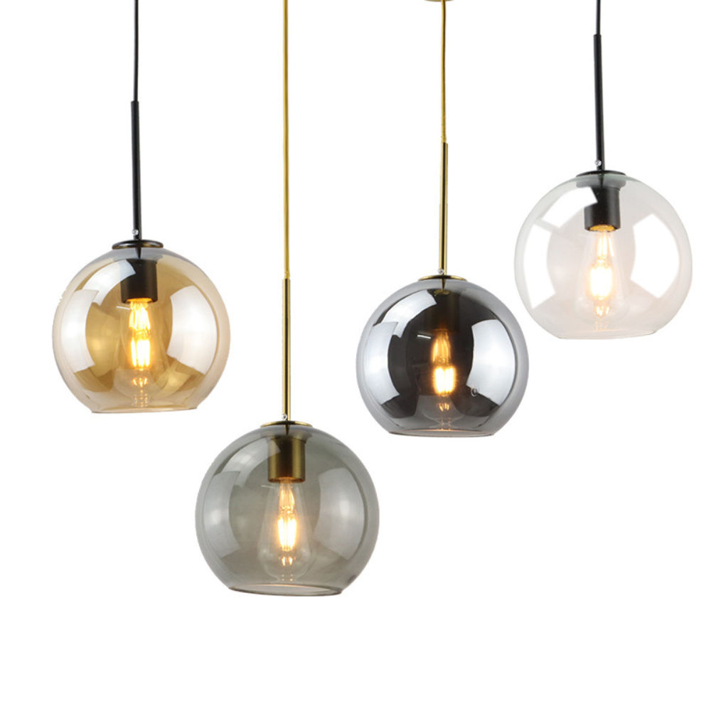 Solara Nordic Spherical Glass Pendant Light
