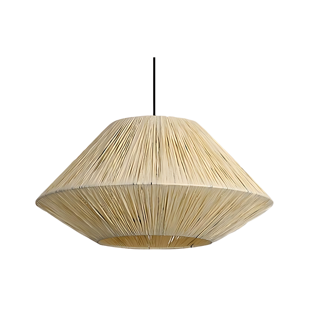 Handcrafted Straw Light