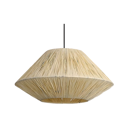 Handcrafted Straw Light