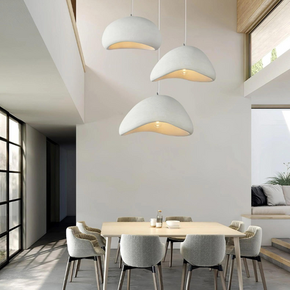 Wabi Sabi Japandi Cloud Burst Pendant Lamp