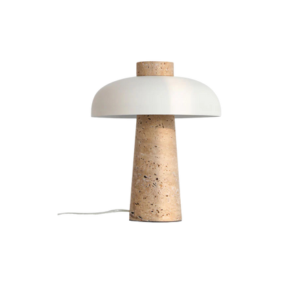 Lampe de table en forme de champignon en terrazzo au style simple - FAIT