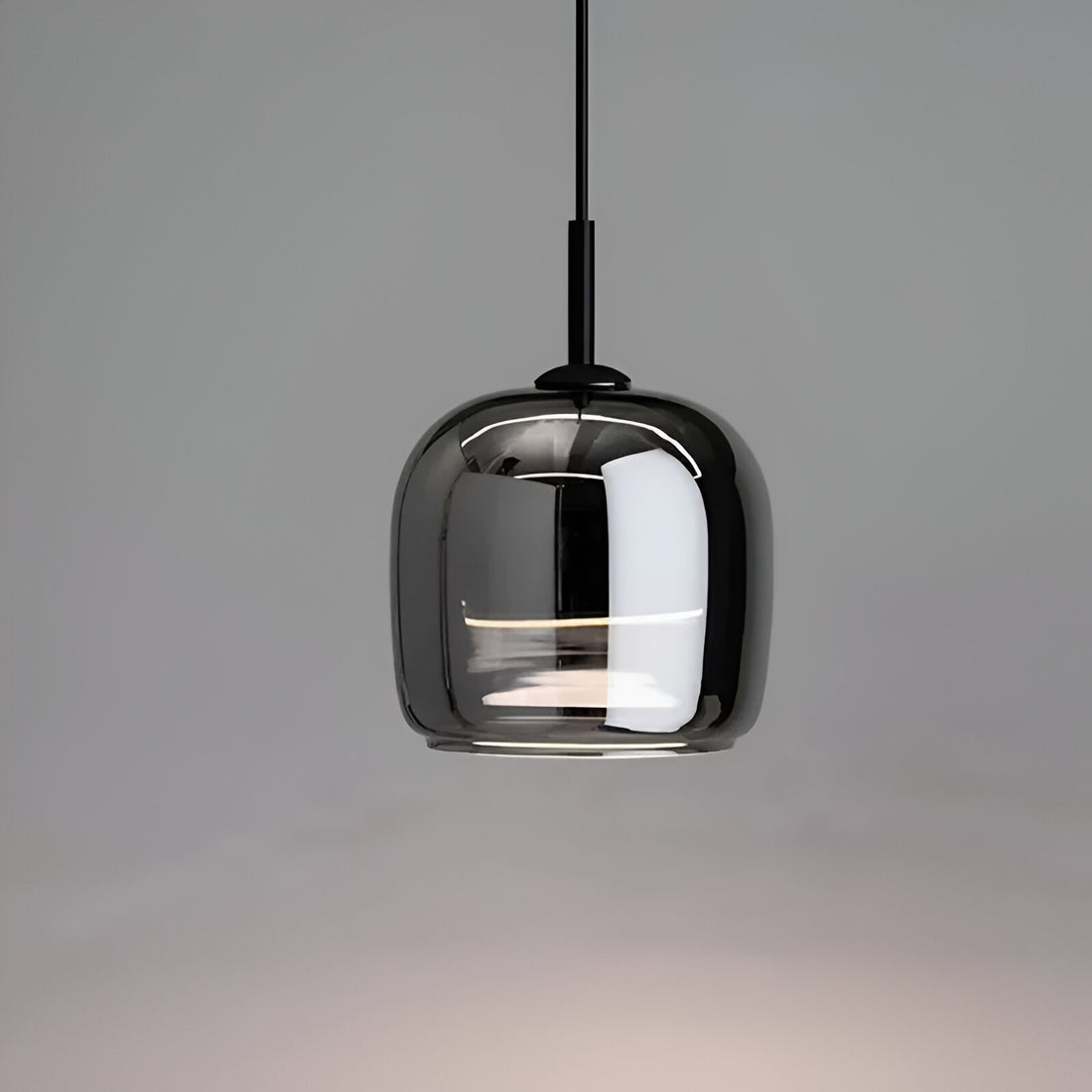 Lustre en verre nordique LED, lampe suspendue de luxe