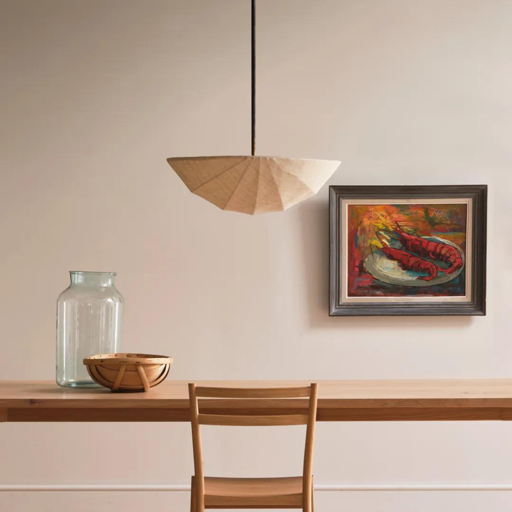 The Wabi-Sabi Canvas Ceiling Lamp