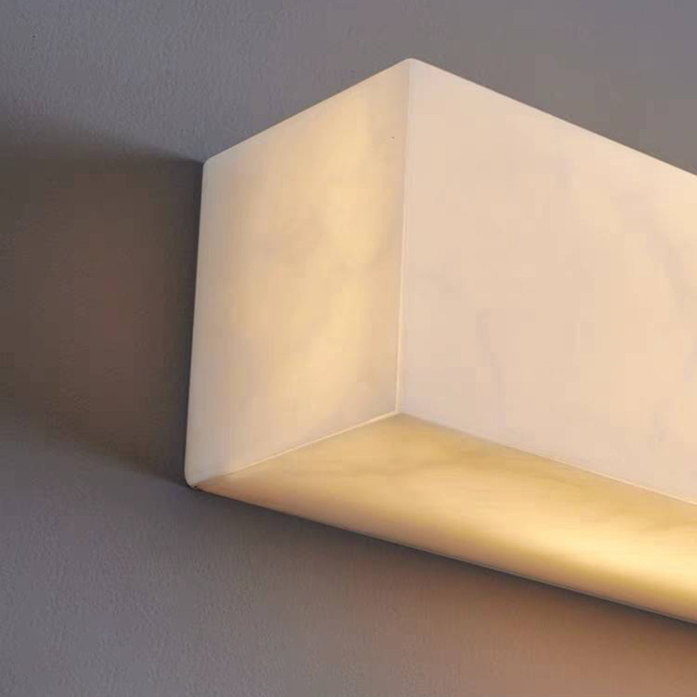 Edge Modern Rectangular Resin Outdoor Wall Lamp