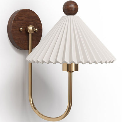 Noordse Massief Houten Bedlamp Wandlamp