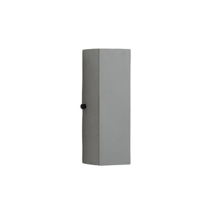 Minimalist Cement Square Outdoor Wall Lamp