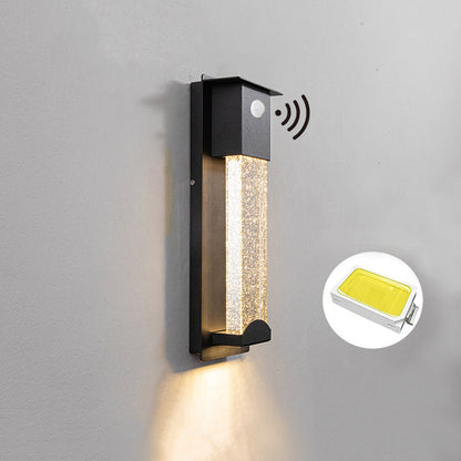 Lámpara de pared exterior Orr IP65 a prueba de agua Luces fijas/Sensor