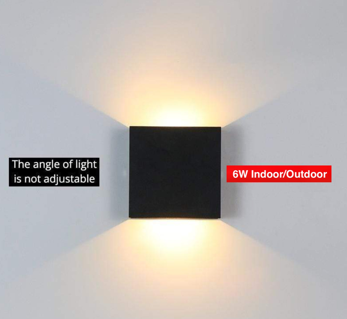 Modern Adjustable Square LED Wall Lamp